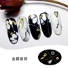 Retro style design 12pcs/set alloy material high quality 3d nail art decoration for nail diy