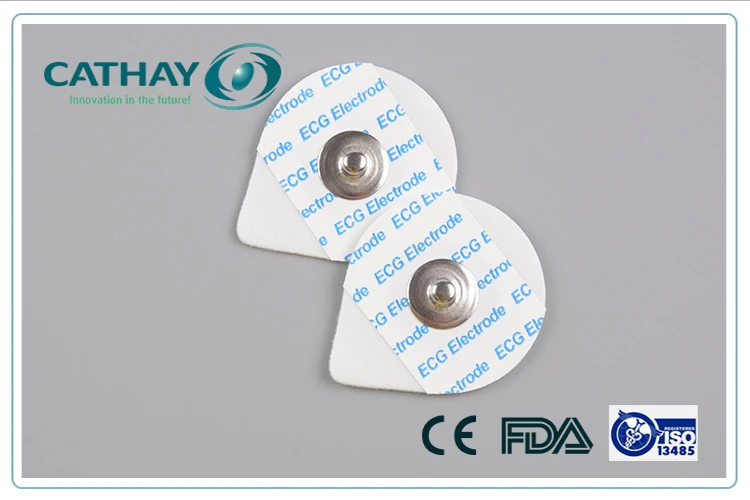 Good Price Of Fda Certificated Medical Solid Ecg Oval Gel Electrode