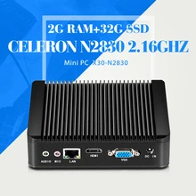 N2830 N2930 J1800 J1900 With Wifi Mini PC Windows 7 Desktop Computer Fanless Box PC Thin Client PC