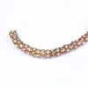 Cool roll brass crystal glass fashion design trimming roll rhinestone cup chain