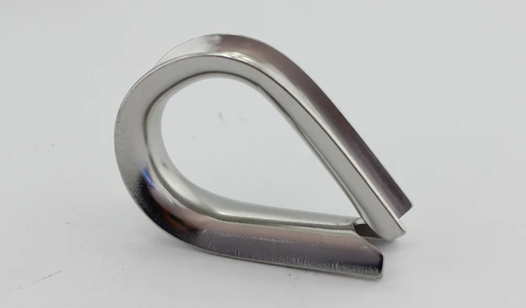 Heavy Duty SS304/316 European Wire Rope Thimbe Cable Thimble