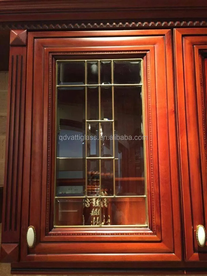 Cheap Entry Door Decorative Glass Inserts French Door Stained Glass