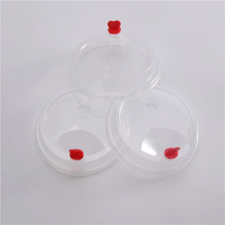 Wholesale disposable PP injection square cup fruit tea cup with lid