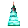 Acrylic VIP LED Birthday Cake Bottle Presenter Holder for bar club