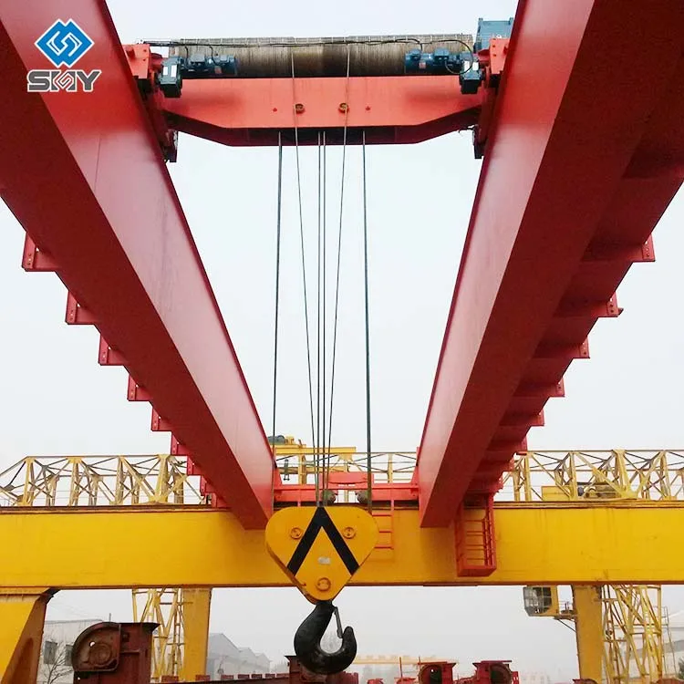 1---20Ton LH Light Duty Double Girder Overhead Bridge Crane