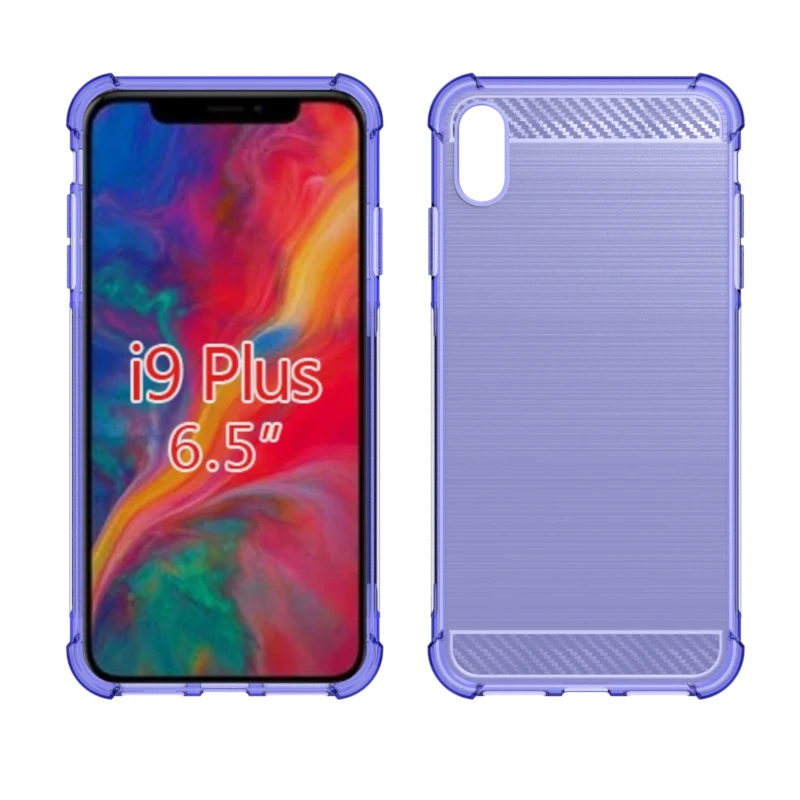 Carbon Fiber Soft Tpu case for iphone XS XS Max
