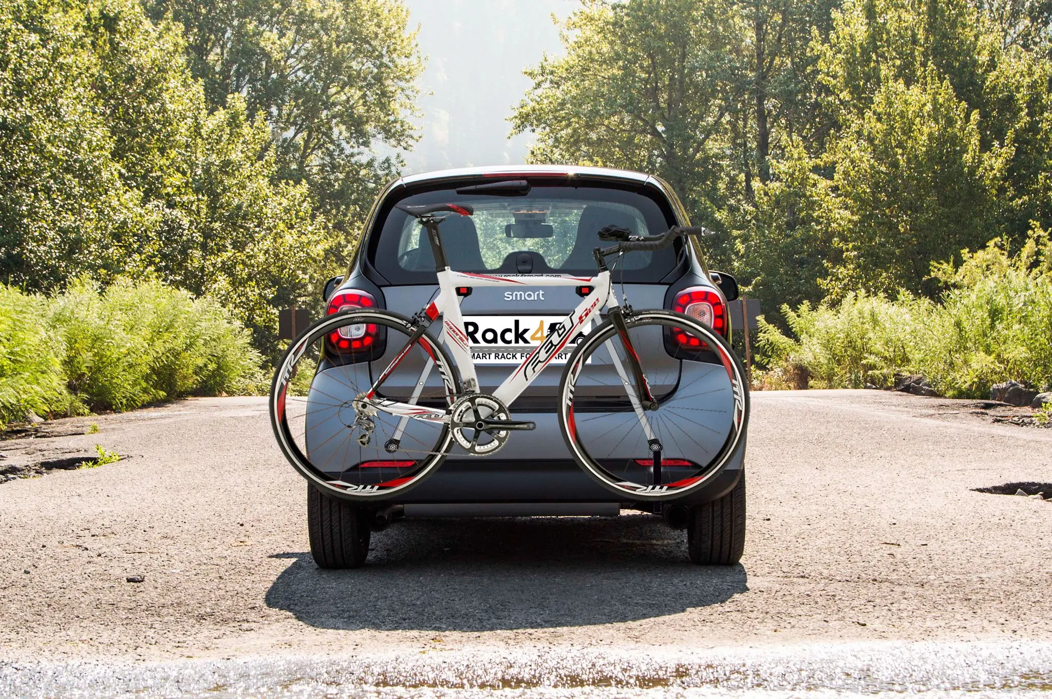 smart 453 bike rack