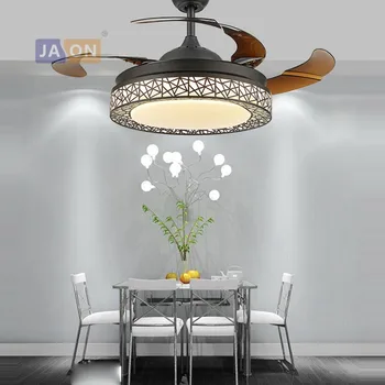 Led Postmodern Alloy Acryl Abs White Black Birdnest Ceiling Fan Led Lamp Led Light Ceiling Lights Led Ceiling Light For Foyer Buy Ceiling