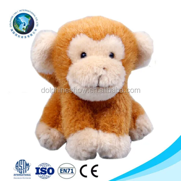 monkey plush keychain