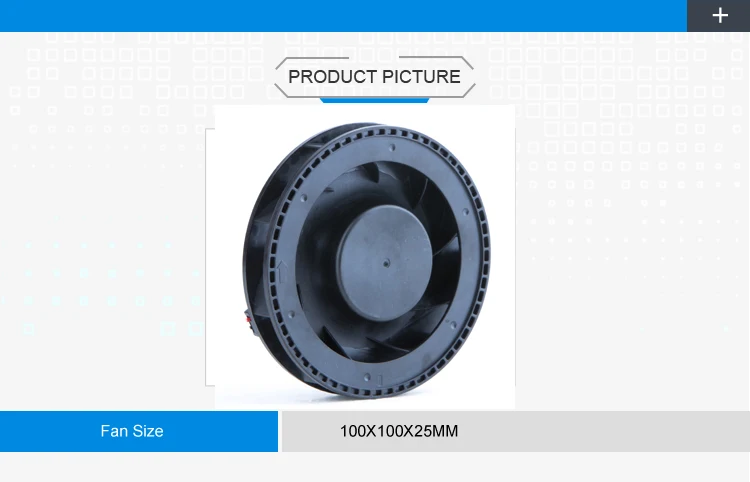 hot design dc centrifugal fan