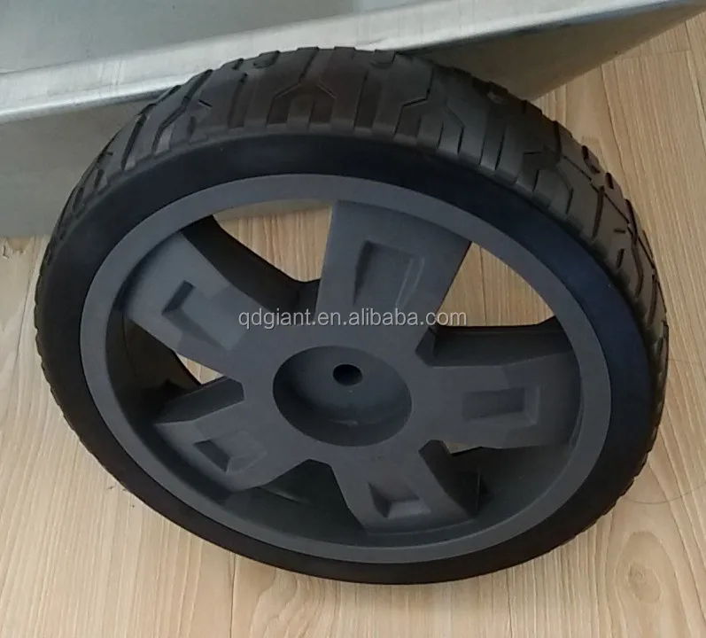10x1.75 inch Lawn Mower PVC plastic wheel