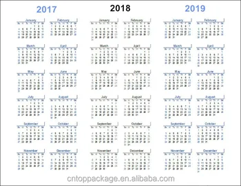 3 year calendar 2017 2018 2019 buy calendar year calendar 3 year three year calendar