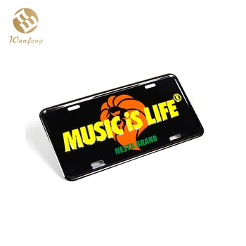 Personalized Decorative Custom Logo Metal Car License Plates