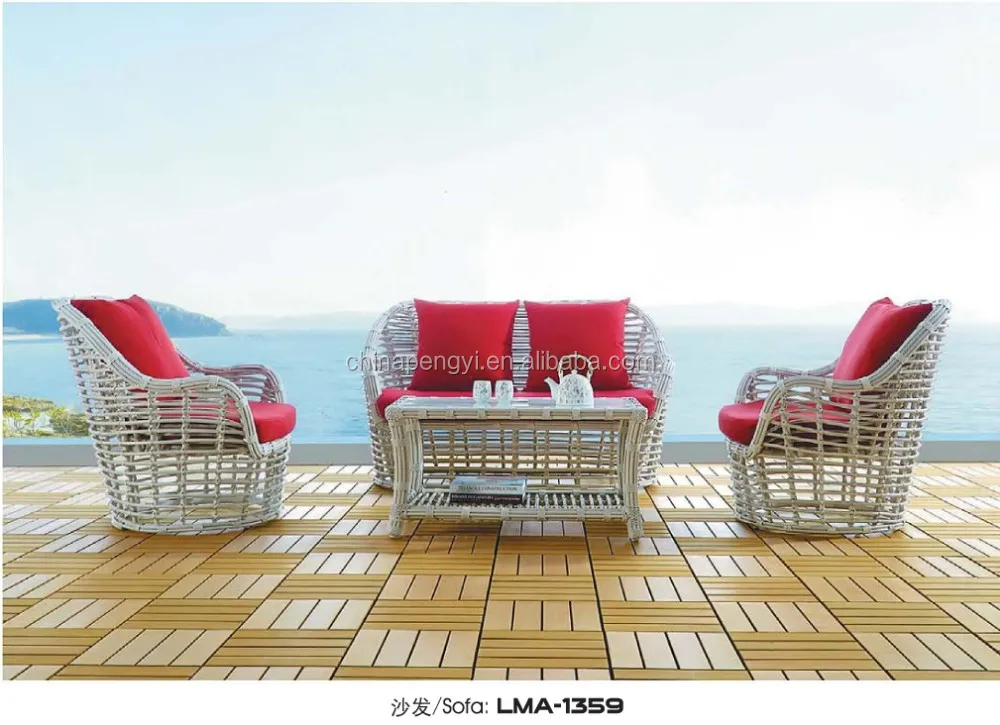 2016 Rattan Outdoor Wicker Furniture Bali Saigon Rattan Cube Garden