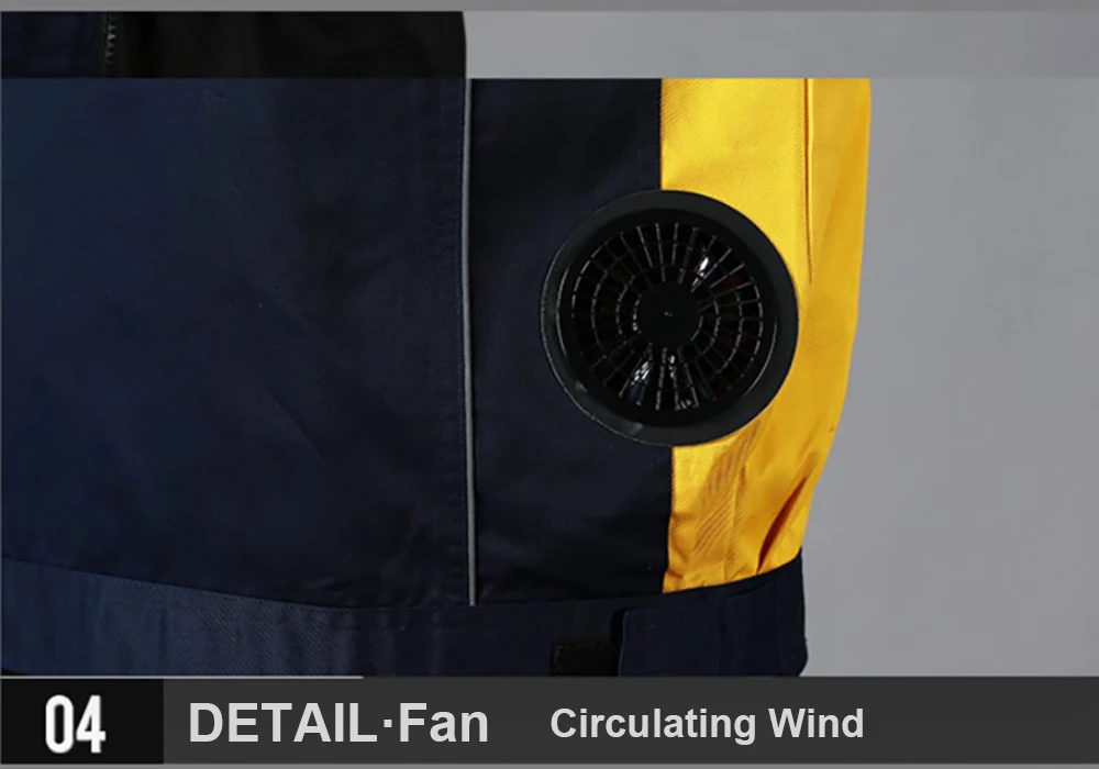 Antiuv Lithium Battery Air Conditioning Cooling Fan Jacket For