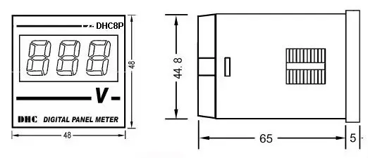 DHC8P Digital Panel Meter AC Input, View Digital Panel Meter, DHC ...