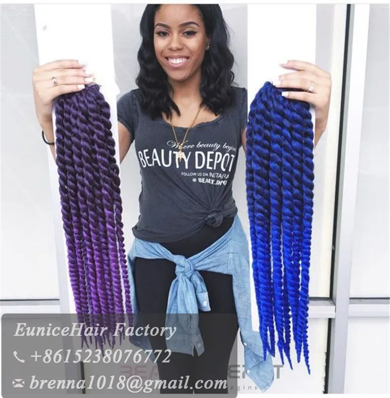 Easy Install Crochet Havana Jumbo Braids With Crochet Hooks Kinky