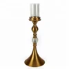 Wholesale candelabros Antique Solid Brass Candle Stand Holder