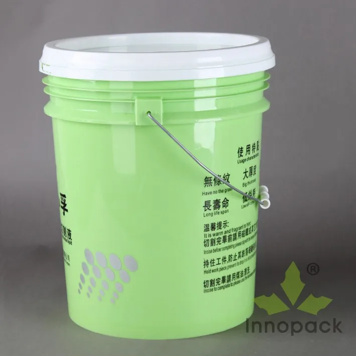 High Quality Pp Material 6 Gallon Plastic Paint Pail With Plastic Handle And Lid Buy Plastic