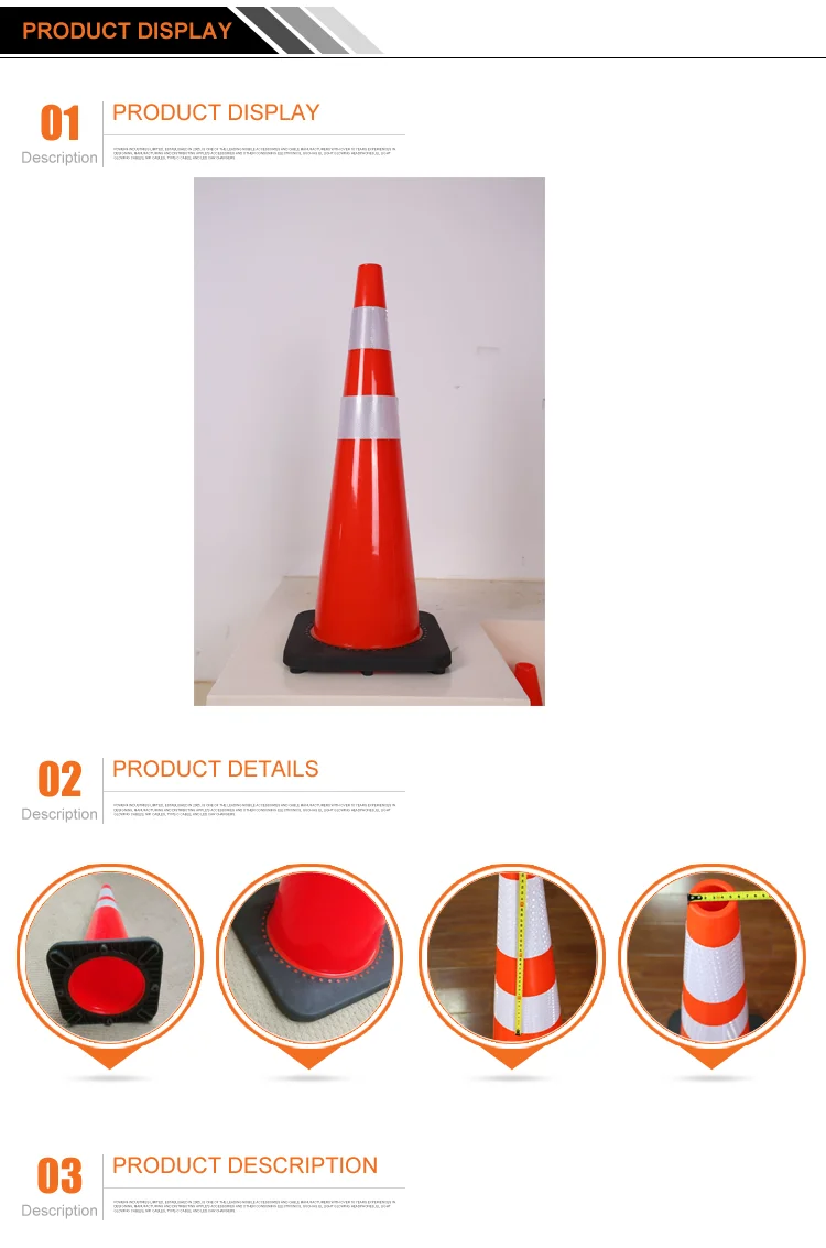 Wholesale Obstacle Indicated Used Traffic Cone/relfective Road Divider ...