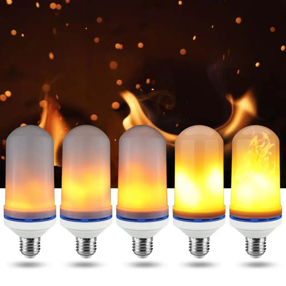 Texsens Led Flame Effect Light Bulb,E26 Led Flickering Flame Light