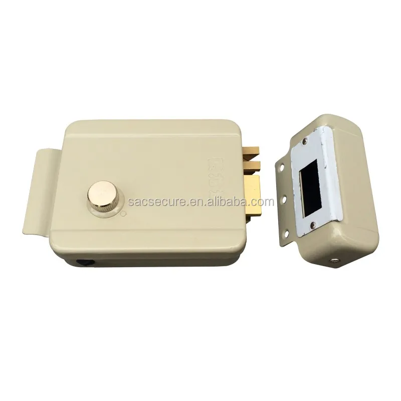 12v Electric Rim Lock/main Gate Lock - Buy Single Cylinder Rim Lock,Rim ...