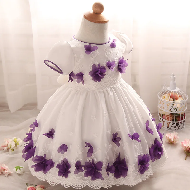 ruffle flower girl dress