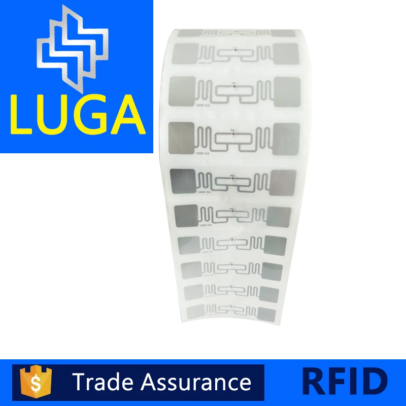 Rfid H3 Chip Wet Inlay Alien 9662 Uhf Rfid Label Tags Buy Rfid Lable