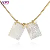 Foxi jewelry design shell pearl gold plated religious necklace