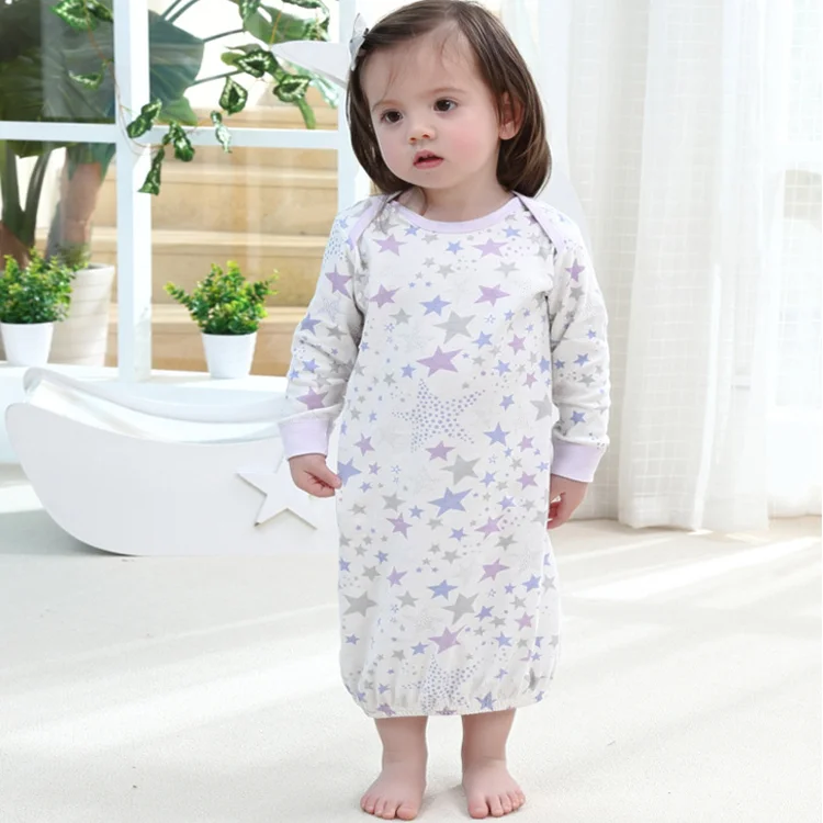 Manufacturer Cyforever Wholesale Newborn Baby Kids 100 Cotton Pajamas Baby Night Gown Buy Baby Night Gown Baby Girl Gown Dress Baby Girls Gown Product on Alibaba