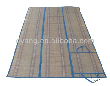 3 Fold Straw Beach Mats Foldable Mat Rice 3 Fold Straw Beach Mats