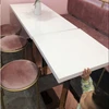 Modern Artificial Stone Mcdonald Furniture Restaurant Buffet Bar Counter Dining , restuarant dining table, coffe table and chair