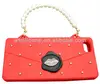 Silicone Handbag Studded Case for iPhone 4