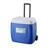 38L 28L 55L Food Grade Portable Insulation Camping Wheeled Ice Cooler Box