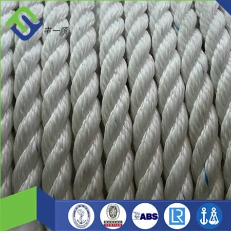 1 Inch White Color 3 Strand Twisted Nylon Polyamide Rope For Sale - Buy ...