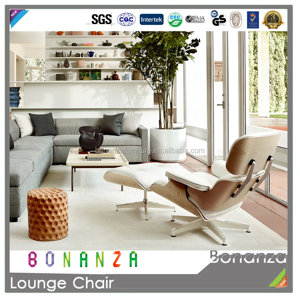 CH-001#Luxury office sofa chair modern lounge chair with ottoman