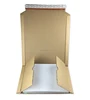 Easy use corrugated book wrap mailers for mailing