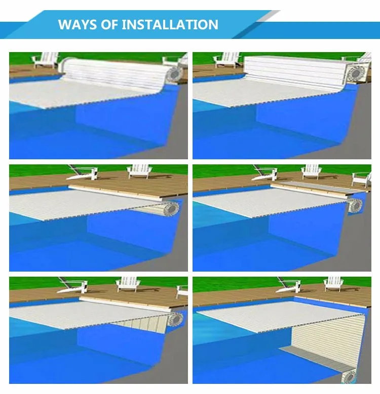 Personalizado Piscina Motorizada Cubierta Costo De Un Automática