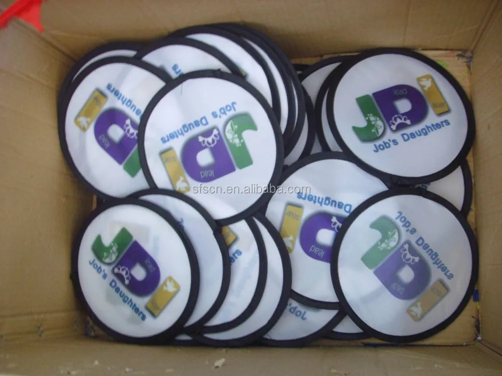 Custom Printed Folding Flying Disc Foldable Cloth Flying Disc Buy