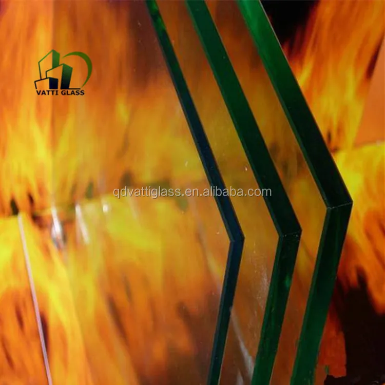 1hour 1.5hour 2 Hour Fire Rated Tempered Glass Fire Proof Resistant