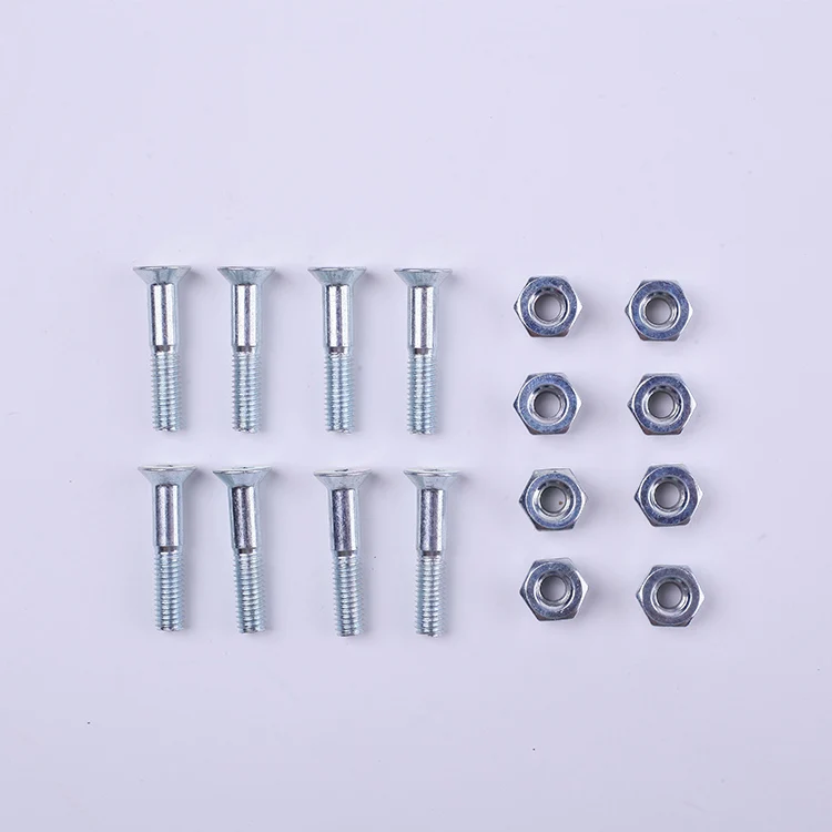 Pro Skateboard Hardware For Skateboard Trucks 1 Inch Allen Head Silver