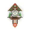 2019 newly decorative wall clock with autoswinging pendulum, LOGO customized 3D wooden puzzles souvenir kid toy cuckoo clock