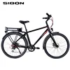 SIBON B0510169 black CE 250w lithium battery integration fork disc brake brushless motor 7 speed buy electric bike in china