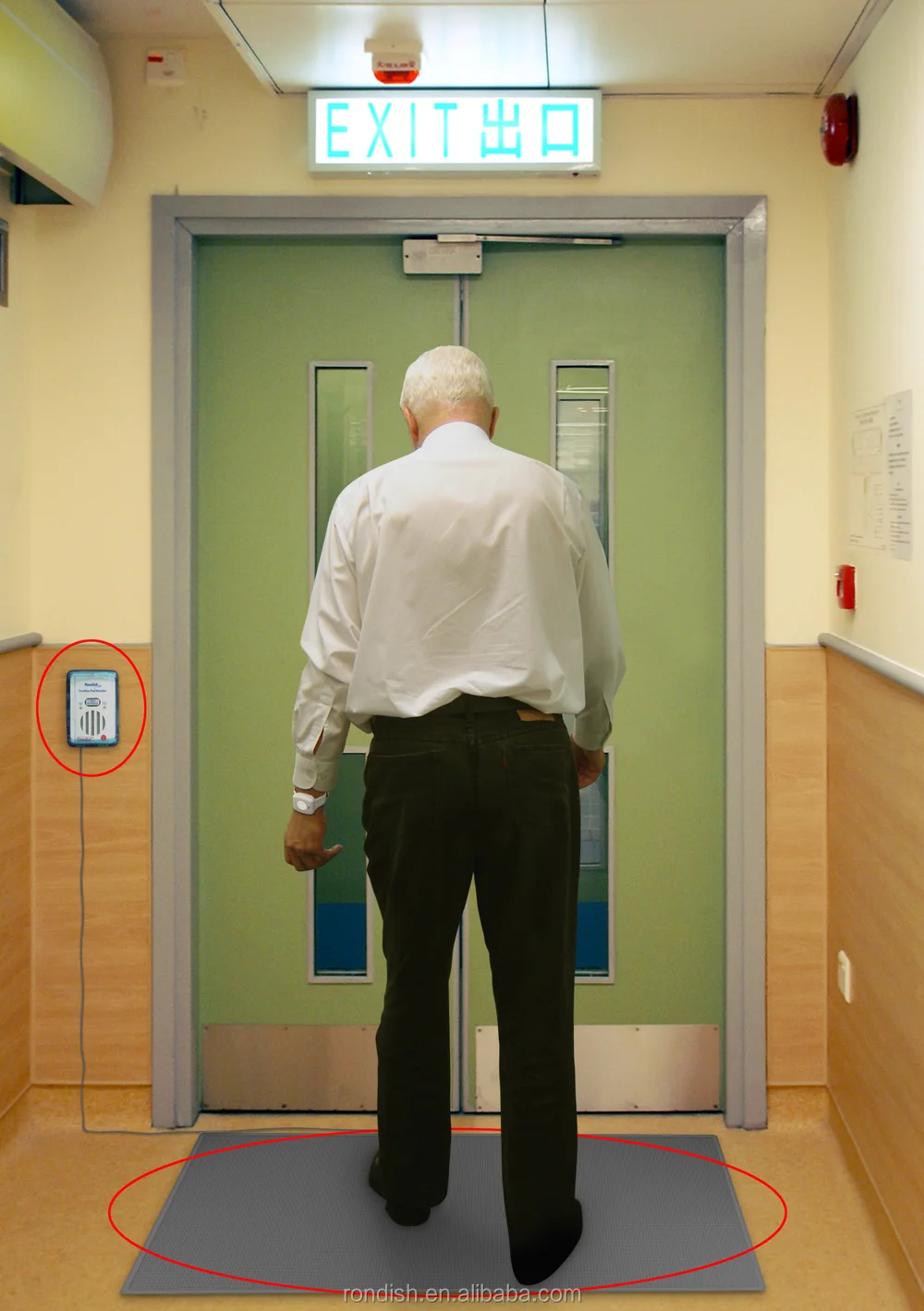 Healthcare Security Fall Prevention & Antiwander For Hospital Patient