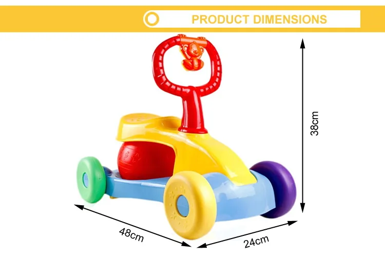 High quality jump music ride on cars bounce drive baby walker car