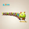 Theme park orbit train happy worn ride kids electric track train for sale
