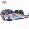 Outdoor Inflatable Go Karts Racing Track for zorb ball and go karts