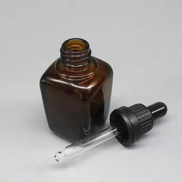 Download Frosted White Rectangle Glass Pipette Bottle Amber With Dropper Bottle For Essential Oil - Buy ...