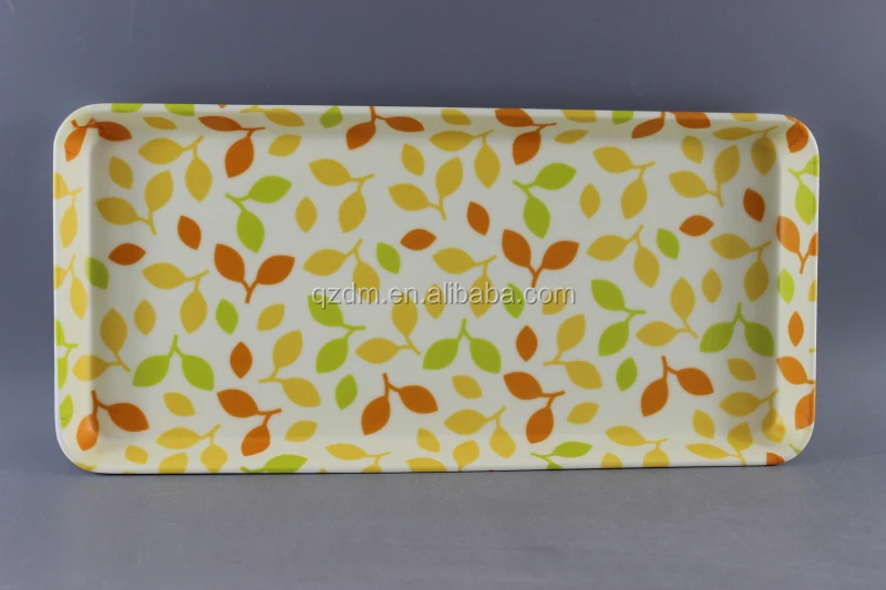 35X16.5CM Melamine Rectangle Tray ,Melamine Tea tray