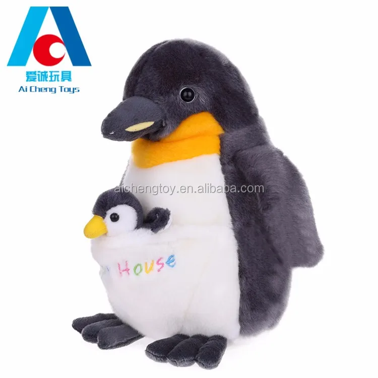 sea world plush penguin